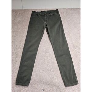 Mott & Bow Mercer Skinny Jeans Mens 33x32 Military Green Denim Pants